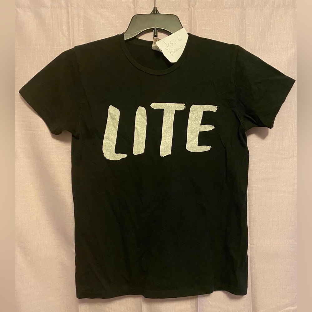 LITE Band Graphic Shirt, Black, Size M